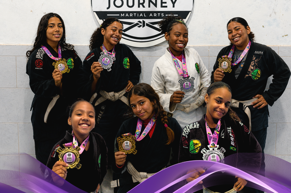 Agosto Lilás: meninas de projeto social carioca conquistam o Mundial Feminino de jiu-jítsu