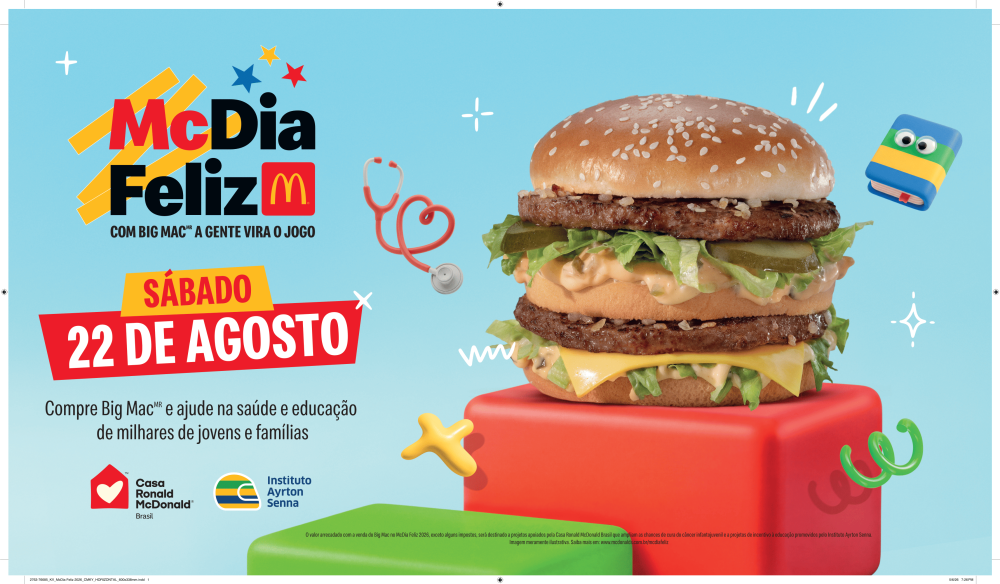 McDia Feliz 2026 acontece neste sábado, 22 agosto