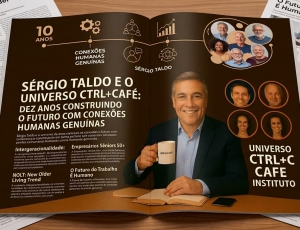 SÉRGIO TALDO E O UNIVERSO CTRL+CAFÉ: DEZ ANOS CONSTRUINDO O FUTURO COM CONEXÕES HUMANAS GENUÍNAS