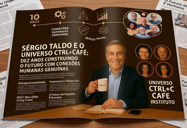 SÉRGIO TALDO E O UNIVERSO CTRL+CAFÉ: DEZ ANOS CONSTRUINDO O FUTURO COM CONEXÕES HUMANAS GENUÍNAS