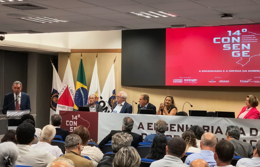Abertura do 14° CONSENGE tem Realização da Fisenge, Apoio do CREA/MG e Patrocínio da MÚTUA, MCTI e Finep