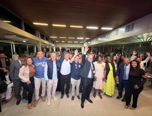 No Campo Olímpico de Golfe, Daniel Soranz defende o SUS, celebra a dobradinha com Benedita da Silva e pede voto consciente -ASSISTA