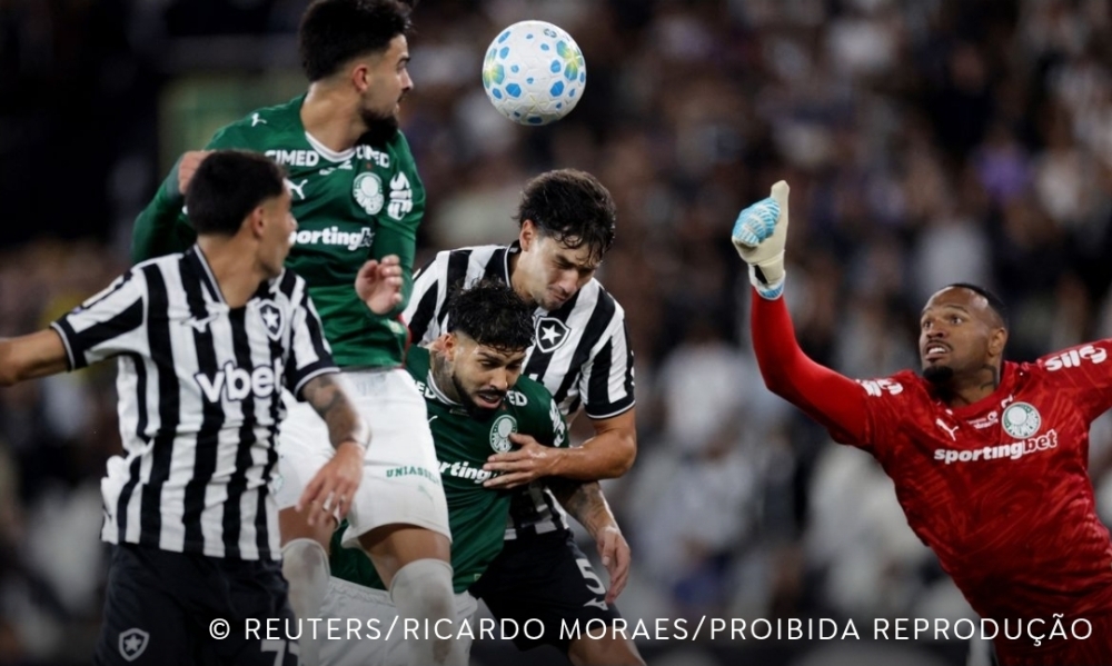 Botafogo segura Palmeiras e ajuda Flamengo, novo líder do Brasileirão