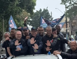 Nova Iguaçu: carreata de Eduardo Paes debaixo de chuva, a furada do dia