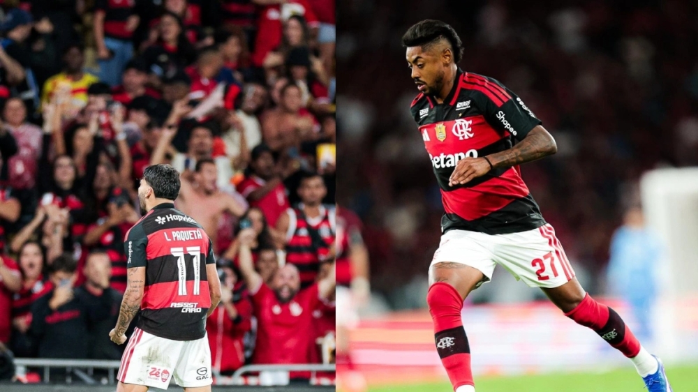 Bruno Henrique marca no final, Flamengo vence o Corinthians e se mantém na liderança do Brasileirão