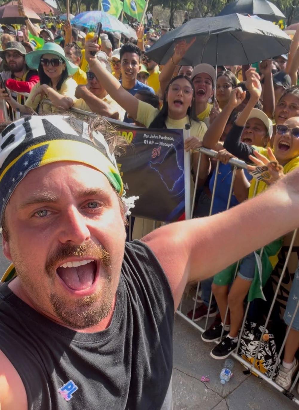 Gagliasso vai ao Amapá reforçar ato de Nikolas contra Alcolumbre