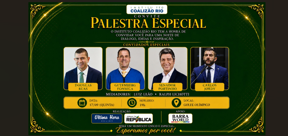 É HOJE: Campo Olímpico de Golfe vira palco da virada do Bolsonarismo no estado, Chapa de Douglas Ruas, Portinho e Jordy participa de debate no reduto que elegeu Bolsonaro de lavada