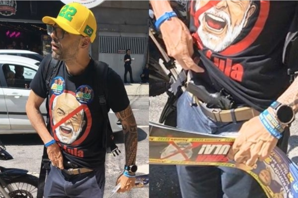 Deputado bolsonarista invade comitê de Flávio Serafini e exibe arma durante confusão