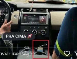 Aliada de Rueda em Araruama posta foto no Instagram com maço de dinheiro vivo no carro