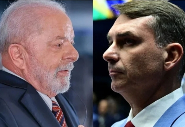 CNT/MDA: Lula tem 47,8% dos votos válidos e Flávio Bolsonaro 42,1% no primeiro turno