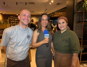 Chefs Thiago Faro e Valquíria Barroco reinventam o bolinho de estudante em sobremesa vegana e sem lactose no Jantar Magno do ABRACHEFS