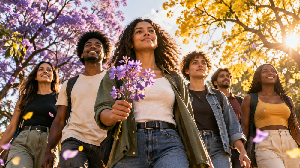 A primavera chegou e quem a traz é a juventude