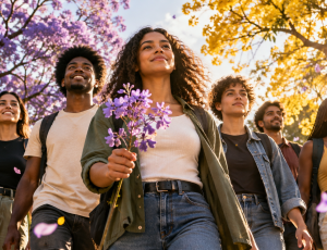 A primavera chegou e quem a traz é a juventude