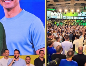 Lauro Fabri é o único prefeito do Estado do Rio a discursar em evento com Douglas Ruas, no Rio de Janeiro