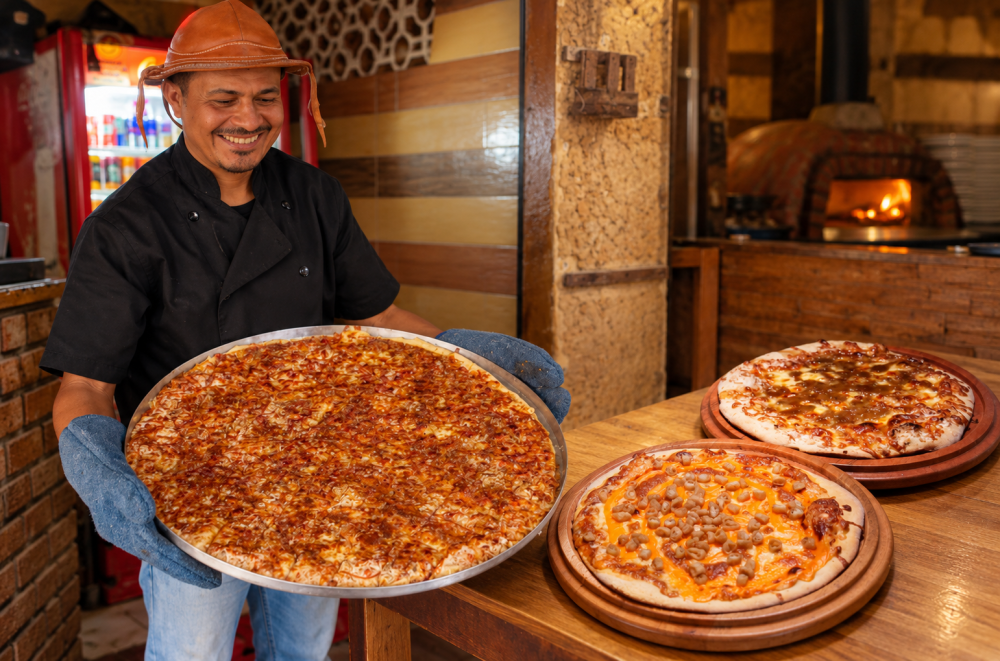 De portas quase fechadas ao sucesso: pizzaria nordestina completa 12 anos na COHAB de Ramos com pizzas gratuitas para degustação