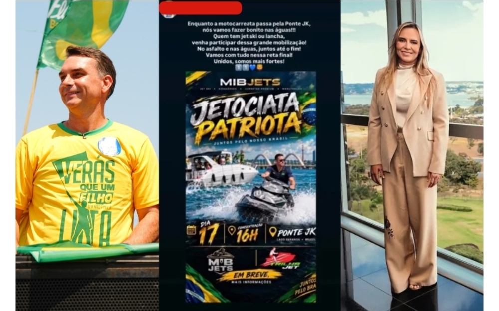 APOIADORES DE FLÁVIO E CELINA PREPARAM ‘JETOCIATA’ E ‘MOTOCARREATA’ EM BRASÍLIA