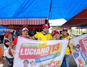 LUCIANO MOTA VAI À FEIRA DE ITAGUAÍ, CONQUISTA A ATENÇÃO DOS ELEITORES E TRANSFORMA RECLAMAÇÕES EM PROPOSTAS