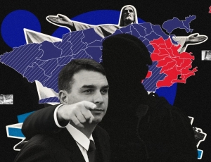 Flávio venceu em 86% dos locais de votação em áreas de milícias no Rio