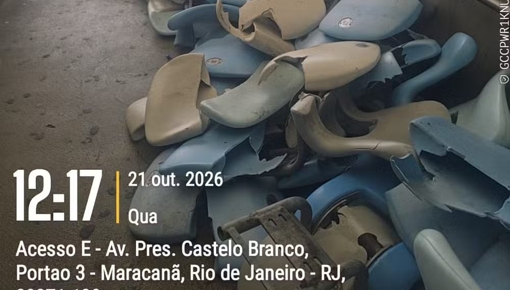 Consórcio Maracanã contabiliza 489 cadeiras quebradas e prejuízo de mais de R$ 300 mil após jogo entre Vasco e Boca Juniors