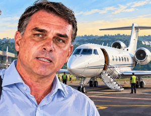 Segundo portal argentino, Flávio Bolsonaro teria cruzado a fronteira com a Argentina para embarcar em jato privado rumo aos Estados Unidos após ordem de Moraes que o proíbe de deixar o Brasil