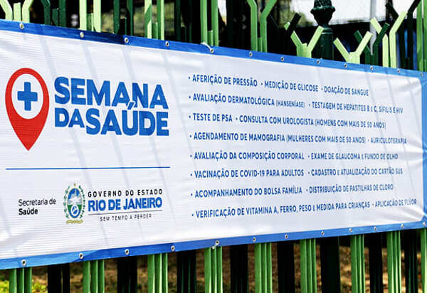 Tudo pronto para a Semana da Saúde em São Gonçalo