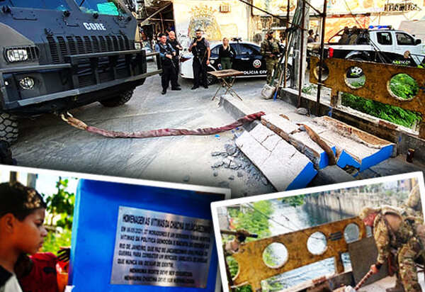 Estado autoritário: polícia destrói memorial da chacina no Jacarezinho